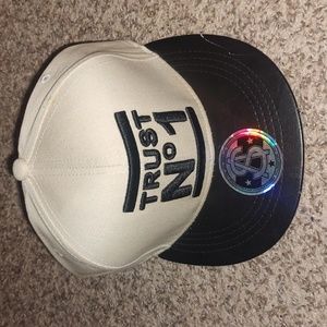 Trust No 1 Leather Visor Embroidered Baseball Snapback Cap Hat